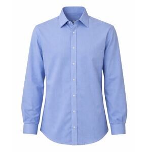 Chef Works Urban Collection Blue Button Down Uniform Shirt Women’s Size Large